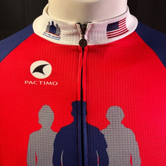 Mens Small Pactimo No Vet Alone cycling jersey - Picture 2 of 6